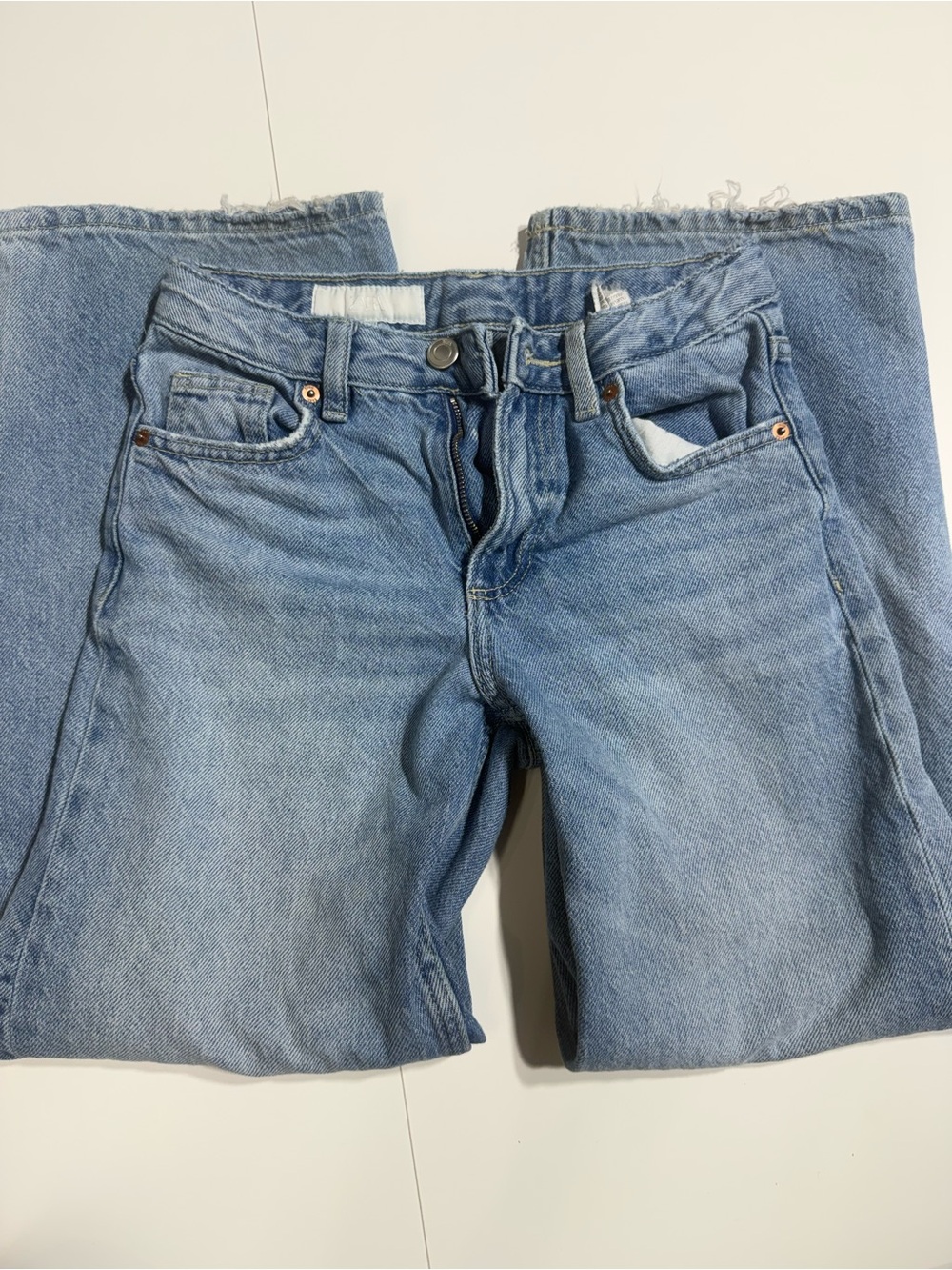 Zara Kids Light Blue Denim Jeans - Classic Five-Pocket